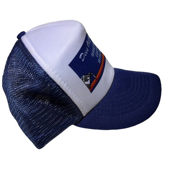 VTG Dees Oil Company Make Sure Gulf is with you Mens Snapback Mesh Truckers cap - Picture 3 of 9